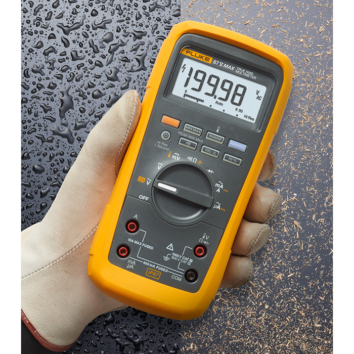 MULTIMETRO DIGITAL INDUSTRIAL RESISTENTE - FLUKE-87V MAX/M8 - PROTECO COASIN